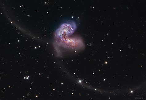 Antennae Galaxies Ngc 4038 Ngc 4039 Copy Michael Adler Earth And