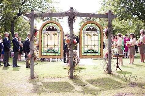 Check spelling or type a new query. Stain glass window alter, outdoor wedding | Outdoor ...