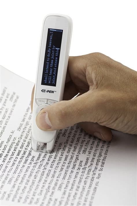 C Pen Reader Scanning Pen With Text To Speech Ot S With Apps And Technology