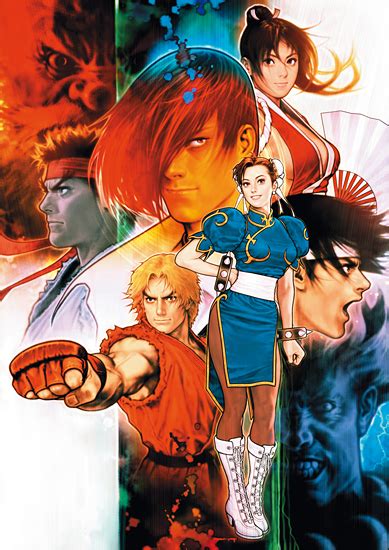 Shinkiro Artist Spotlight Capcom Vs Snk Street Fighter Characters