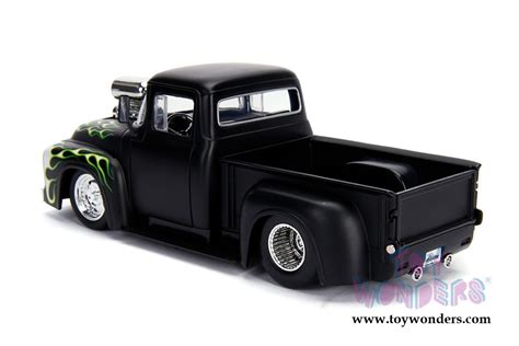 1956 Ford F 100 Pickup Truck With Engine Blower 30716 124 Scale Jada