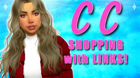 Cc Shopping Haul With Links👗👙👚 Sims 4 Hair Clothes Accessories