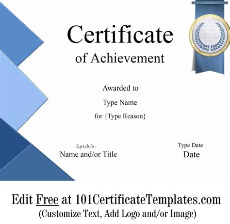 The new discount codes are constantly updated on couponxoo. Free Printable Certificate of Achievement | Customize Online