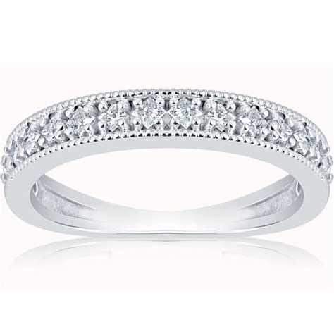 Pompeii3 13ct Princess Cut Diamond Wedding Ring White Gold