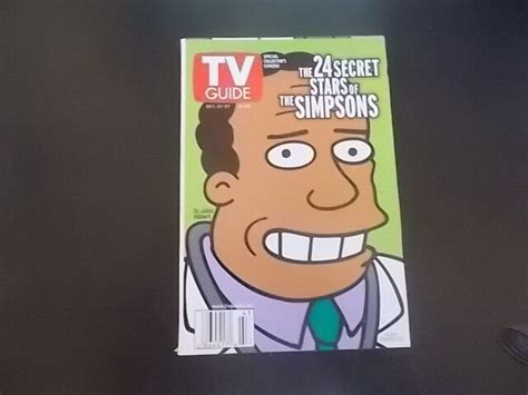 The Simpsons Dr Julius Hibbert Tv Guide Magazine 2000 Ebay