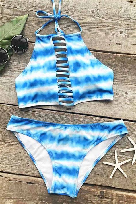 Cupshe Sand Beach Tie Dye Bikini Set Tie Dye Bikini Bathing Suits