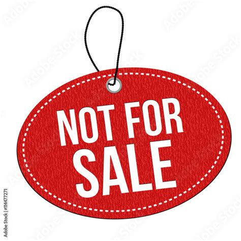 Not For Sale Label Or Price Tag Stock Image And Royalty Free Vector