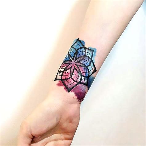 Best Mandala On Wrist Tattoo Idea