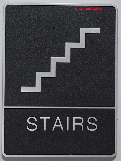 Stairs Sign The Leather Sheffield Ada Line Hpd Signs The Official