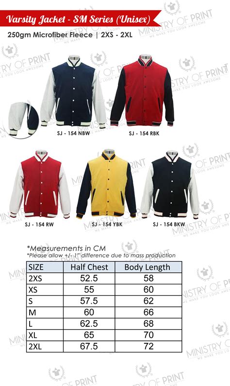 Sj154 Varsity Jacket Sm Series T Shirt Printing Corporate Ts
