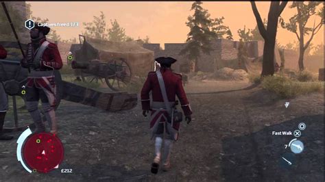 Assassins Creed Iii Master Kenway Frees All Slaves At Redcoat Base