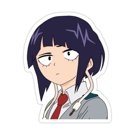 Jirou Confused Sticker By Drakken Blue Anime Stickers Vinyl Decal