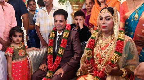 Kerala Witnesses First Transgender Marriage India Newsthe Indian Express