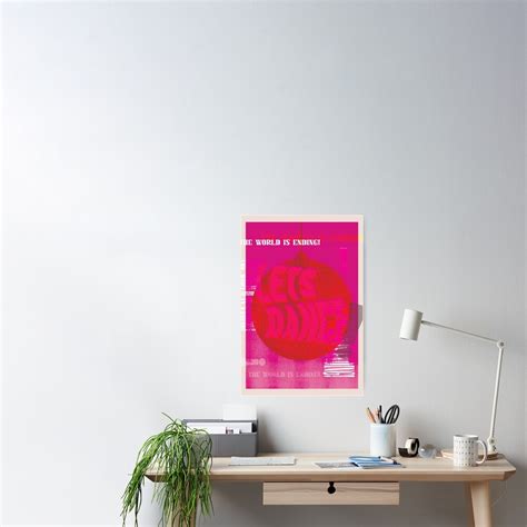 Lets Dance Pink Disco Poster Poster For Sale By Bridgeosulli Redbubble