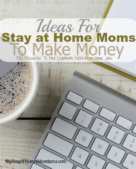 This is another online earnings opportunity that won't make you a lot of money, but it's easy to do, and it can be fun. Ideas For Stay at Home Moms To Make Money