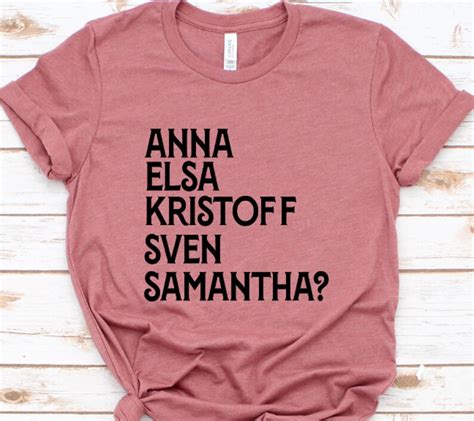 Frozen Samantha Shirt Disney Shirt For Women Funny Olaf Etsy UK