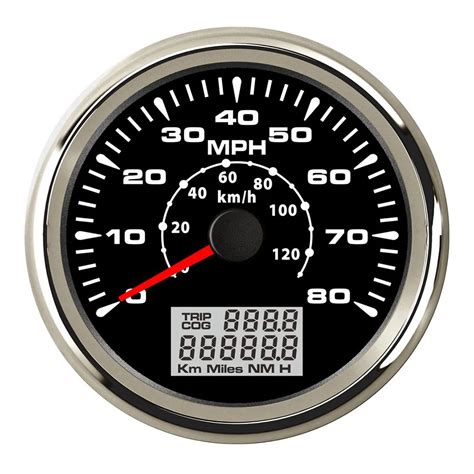 Digital Car Boat GPS Speedometer 120Km H 80 MPH GPS Speed Gauge Fit