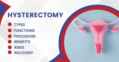 hysterectomy types symptoms procedure benefits risks and recovery