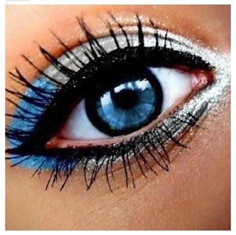 Something I Shud Try Silver Eye Makeup Blue Eyeliner Eye Makeup