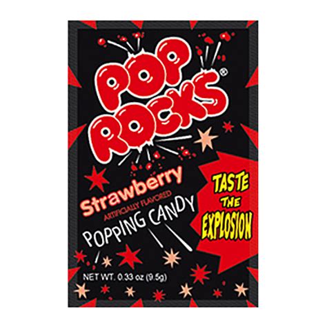 Pop Rocks Strawberry 9 5g Poppin Candy