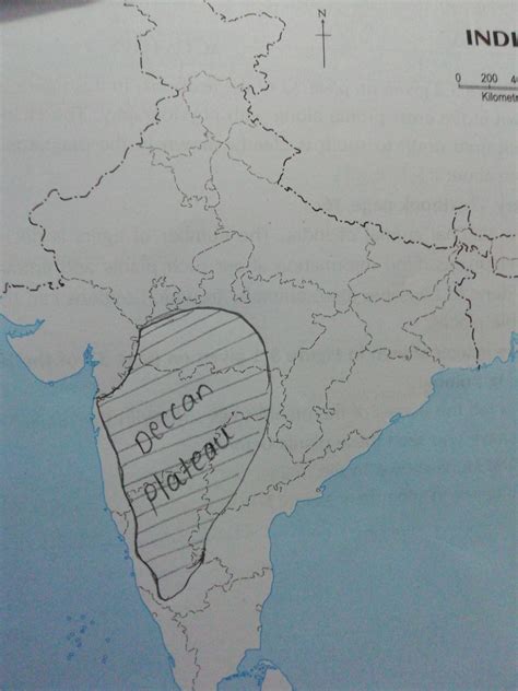Deccan Plateau In India Map The World Map