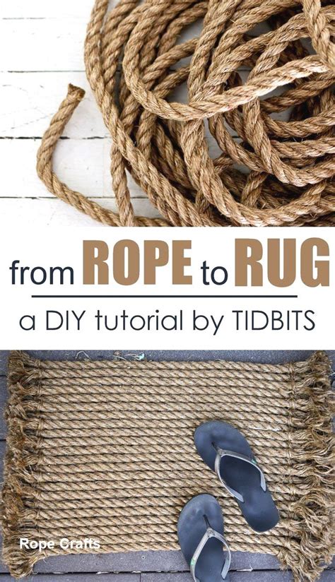 Best Diy Crafts With Ropes In 2020 Rope Crafts Rope Diy Diy Rug