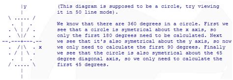 If the increment is small enough, the result looks. Bresenham's Line and Circle Algorithms - Graphics and GPU ...