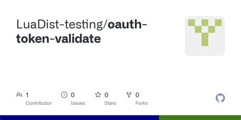 Github Luadist Testing Oauth Token Validate