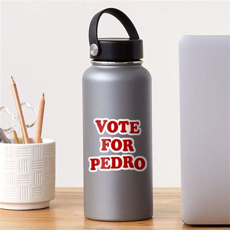 Vote For Pedro Sticker For Sale By Damiang Redbubble
