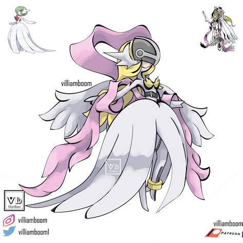 Prof Kaiju On Twitter Rt Villiamboom1 One More Time Gardevoir X Angewomon Tomorrow You