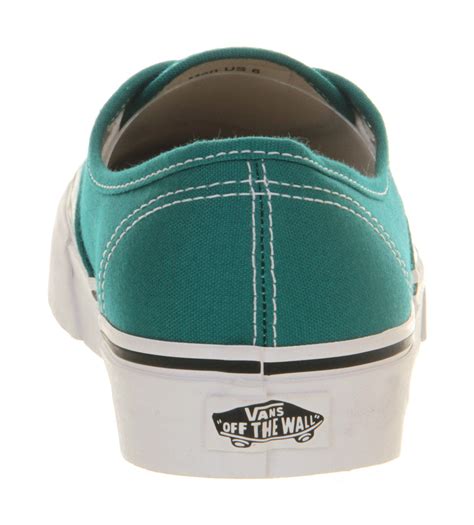 Vans Authentic Deep Lake Green True White Unisex Sports