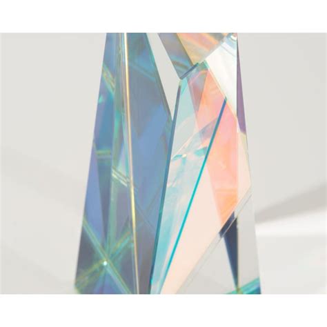 Denali Crystal Shard Glass Paperweight Sculpture Chairish