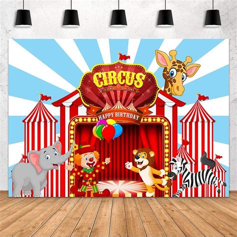 Mehofond Circus Backdrop Carnival Circus Party Ubuy India