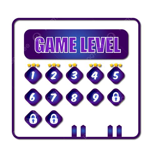 Level Select Vector Png Images Colorful Glossy Stone Game Level Select