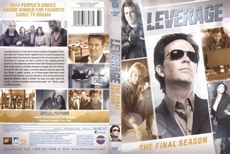 Leverage Season 5 Tv Dvd Scanned Covers Leverage S05 Dvd Covers