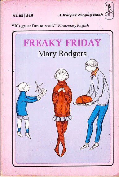 Freaky Friday Mary Rodgers A Harper Trophy Book 1972