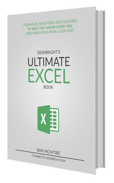 The Ultimate Excel Book Making Work Easy Deskbright