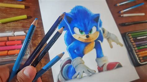 Como Dibujar A Sonic Realista Drawing Sonic Realist Sonic La The Best