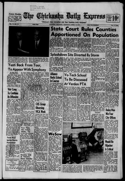 The Chickasha Daily Express (Chickasha, Okla.), Vol. 77, No. 18, Ed. 1