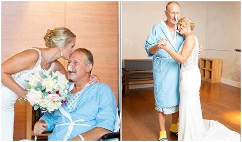 Heartbroken Father Was Told He Was Too Ill To Attend Daughters Wedding So She Surprised Him On