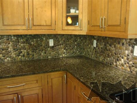 Enjoy free shipping on most stuff, even big stuff. River Pebble Tile Kitchen Backsplash - A DIY Project ...