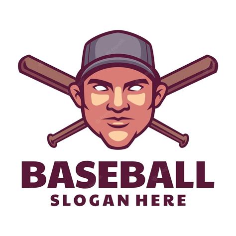 Premium Vector Baseball Man Mascot Logo