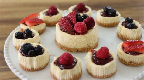 Mini Cheesecakes Recipe The Cooking Foodie