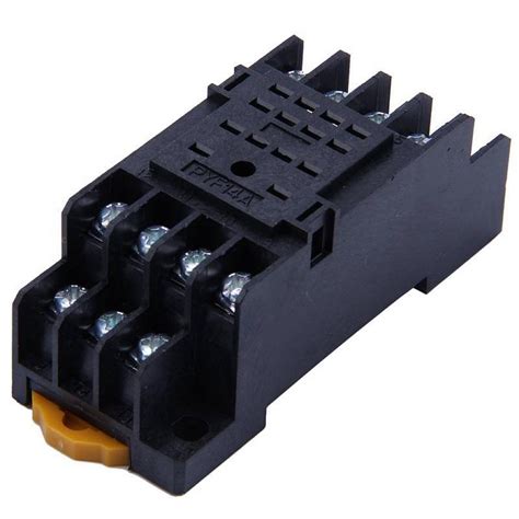 Pyf14a 14 Pin Din Rail Power Relay Socket Base My4nj