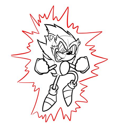 Super Sonic Drawings Easy