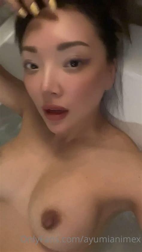 Ayumi Anime Nude Bath Tub Selfies Tease Onlyfans Video Leaked