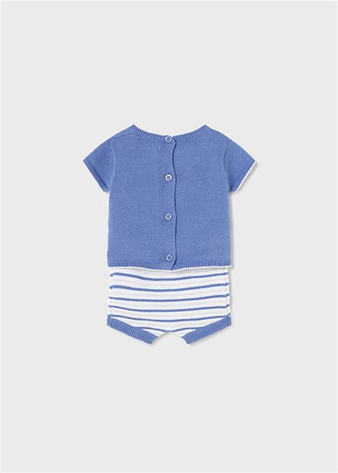 Mayoral Baby Boys Blue Short Set Carousel Childrenswear