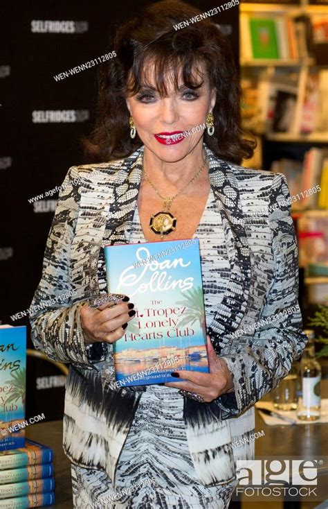 Dame Joan Collins Book Signing Of St Tropez Lonely Hearts Club At