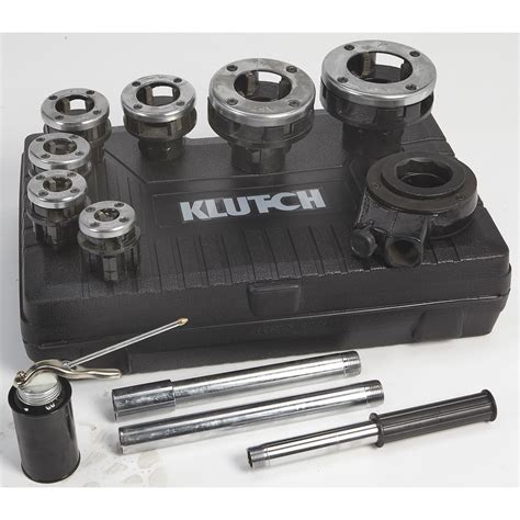 Klutch Ratcheting Pipe Threader Set 12 Pcs Northern Tool