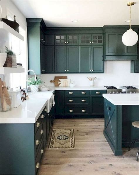 17 Best Green Kitchen Cabinets Design Ideas 15 Green Kitchen